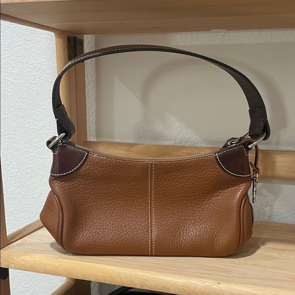 DOONEY and Bourke Brown Leather Should Handbag